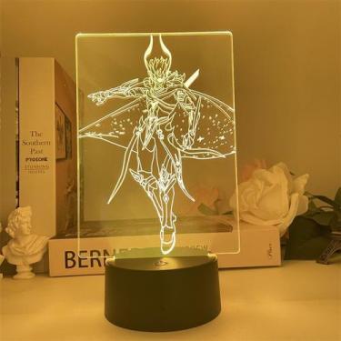 Imagem de Luz noturna LED 3D Plants vs Zombies que mudam de cor para crianças - 