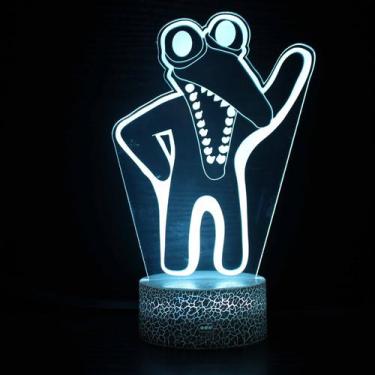 Imagem de Luz noturna LED 3D Rainbows Friends Color Changing Kids - Yiweisai