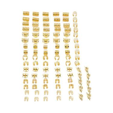 Imagem de Acessórios De Cabelo Dreadlock Estilo Boho DIY Em Metal Recortado, 100