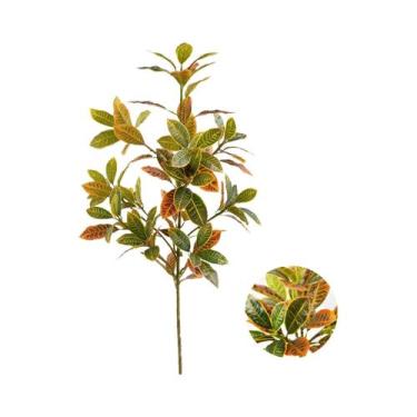 Imagem de Grandes Ramos De Árvore Banyan Artificial Com Folhas Vermelhas Falsas 