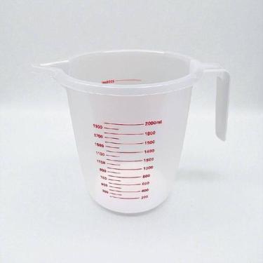 Imagem de Kit 7 Jarras de Medição 2 Litros Em Plástico Resistente - L&T