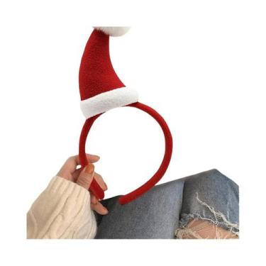 Imagem de Faixas De Cabelo De Pelúcia De Natal Para Mulheres, Acessórios De Fest