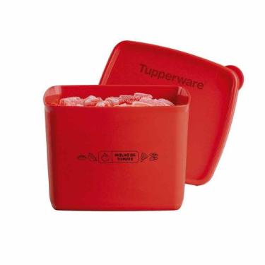 Imagem de Pote Hermético Tupperware Jeitoso 800ml, 800ml, Vermelho