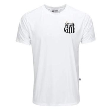 Imagem de CAMISETA SURF CENTER SANTOS CLASSIC COROA MASCULINO - BRANCO P-Masculino
