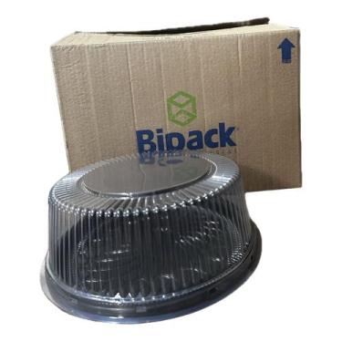 Imagem de Embalagem para bolo bp 50 m c/ 20 un tampa m 1,5 kg tortas - BIPACK