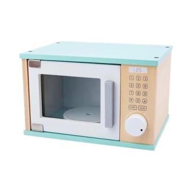 Imagem de Conjunto De Brinquedos De Cozinha De Madeira Para Crianças: Cafeteira,