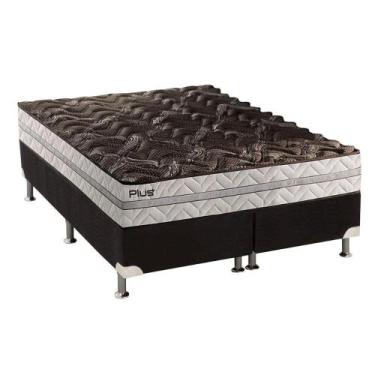 Imagem de Cama Box Queen: Colchão Espuma Paropas D33 Pasquale Plus + Base CRC Su