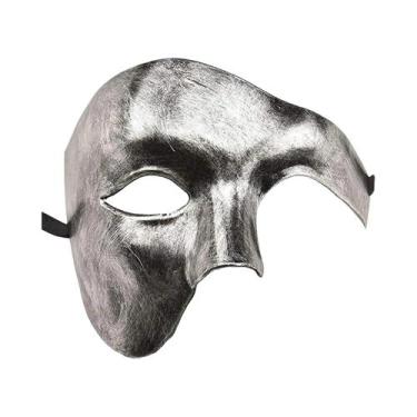 Imagem de Máscara De Baile De Máscaras Masculina Para Festival Fantasma Da Ópera