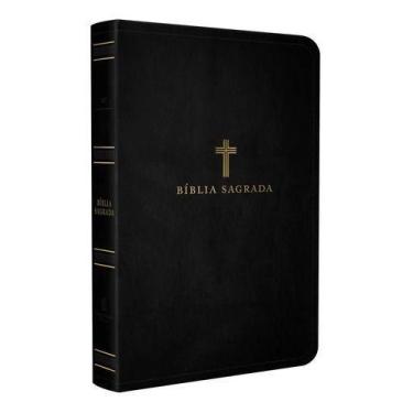 Imagem de Livro - Bíblia Sagrada ACF, Letra Grande, Capa luxo preta, Leitura Per