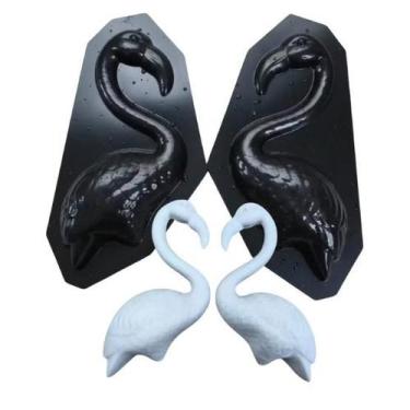 Imagem de Forma Mini Flamingo Bipartido para Gesso e Cimento - 29 cm - no-brand