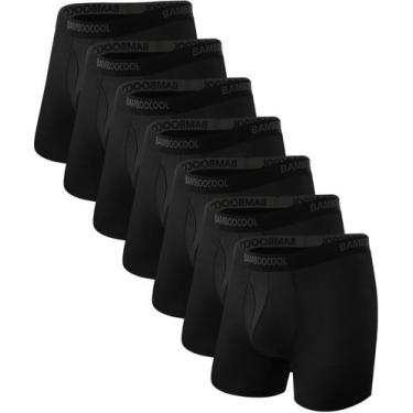 Imagem de Cueca boxer masculina BAMBOO COOL respirável com mosca