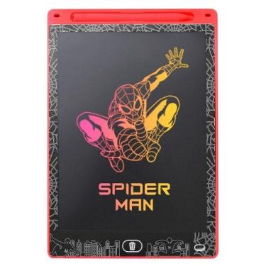 Imagem de Lousa Mágica Led Lcd Homem Aranha Tablet Infantil + Caneta Educativa M