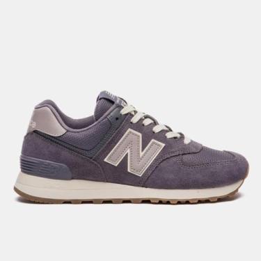 Imagem de Tênis new balance 574 v2 feminino grafite -, Cinza, 37