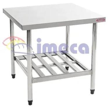 Imagem de Mesa inox 0,70 x 0,70 multiuso - imeca
