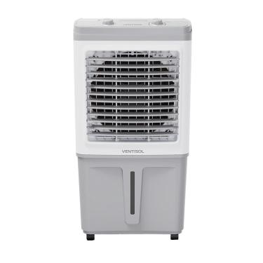 Imagem de Climatizador de Ar Ventisol 60L com Oscilação e Rodízios 150W Branco com Cinza CLIN60PRO-02 220V