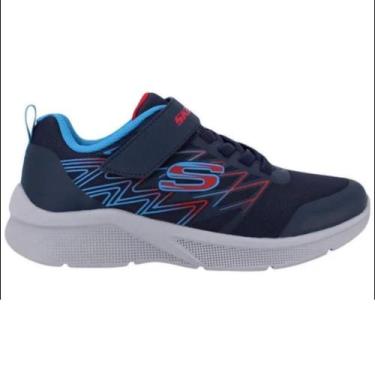 Imagem de Tênis Infantil Skechers Go Run Fast Texlor, 30, Marinho