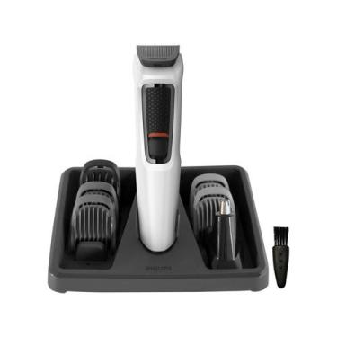 Imagem de Aparador de Pelos Philips 7x1 Branco Recarregavel - MONDIAL, Branco e 