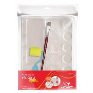 Imagem de Kit Condor Essencial Para Pintura 599 Pincel, Rolinho E Godê