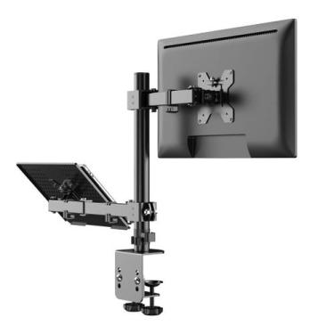 Imagem de Suporte para monitor e notebook morsa 13'' a 27'' - brasforma