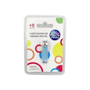 Imagem de Cortador De Unhas De Metal Azul - Pais & Filhos