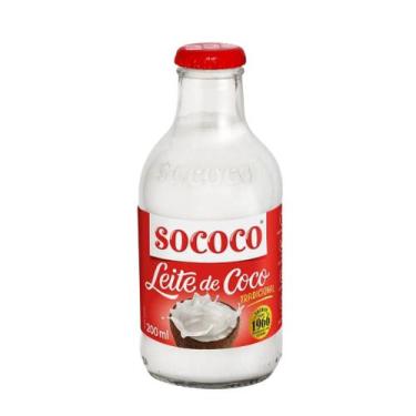 Imagem de Leite de Coco Tradicional Sococo Vidro 200ml