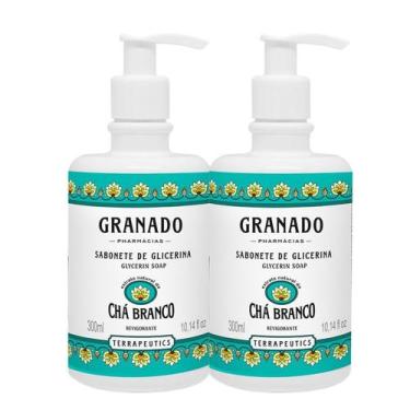 Imagem de Kit 2 Sabonete Líquido Granado Chá Branco Mãos e Corpo Terrapeutics 30
