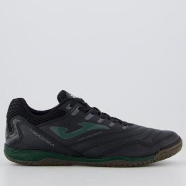 Imagem de Chuteira Joma Maxima Futsal Preto e Verde, 41
