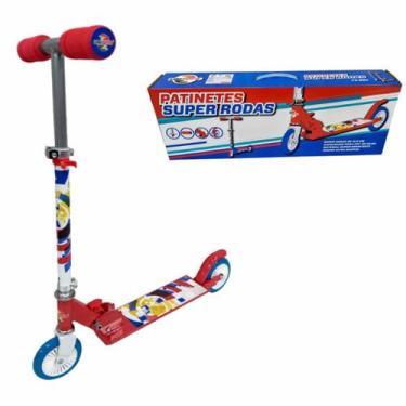 Imagem de Patinete Infantil resistente até 50 Kg Unitoys Verm/Azul