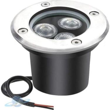 Imagem de Luminária Embutido de Solo Redondo 3W Branco Quente Bivolt - Unity Hop