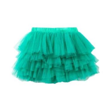 Imagem de Saias De Dança Para Meninas De 0 a 6 Anos, Saias Mini De Tule Sólido, 