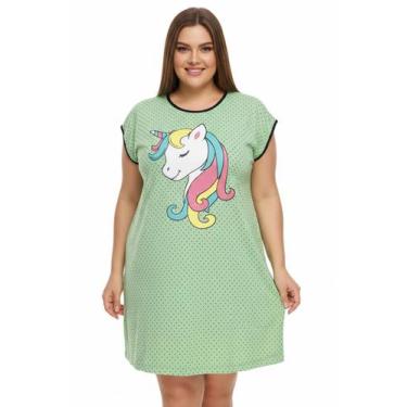 Imagem de Camisola Camisetão Manga Japonesa Corte BEM Grande P Ao Gg - Carlota, 