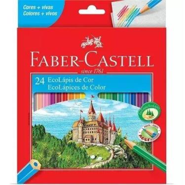 Imagem de Lápis De Cor Ecolapis Faber Castell 24 Cores