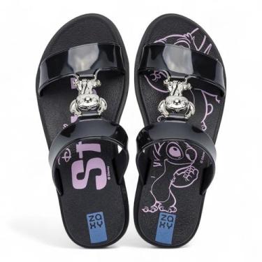 Imagem de Chinelo Disney Mix Zaxy, preto/stitch, 39/40