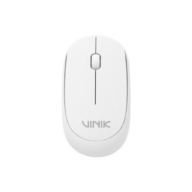 Imagem de Mouse Sem Fio Vinik Feather Vf120 1200Dpi - Branco