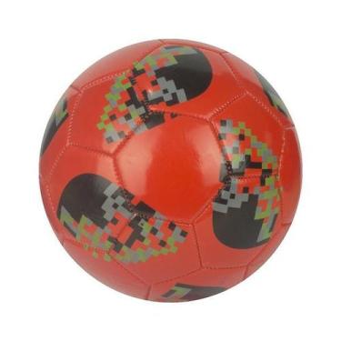 Imagem de Bola de Futebol Social 5 - Wellmix, Vermelho