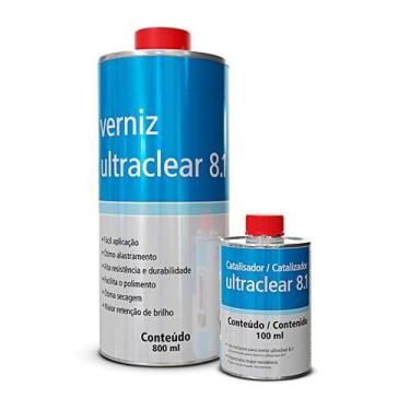 Imagem de Verniz Ultraclear 8.1 MaxiRubber 800ml Com Catalisador 100ml - Maxi Ru