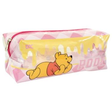 Imagem de Estojo Escolar Grande Necessaire Ursinho Pooh Disney Faculdade Para Ca