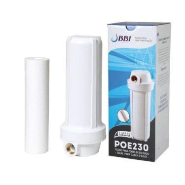 Imagem de Filtro De Agua F230poe Para Caixa D'água Cavalete Ponto De Entrada Bbi