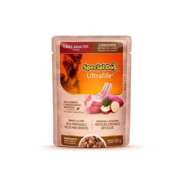 Imagem de Ração Úmida Special Dog Ultralife Para Cães Adultos Sabor Cordeiro Com
