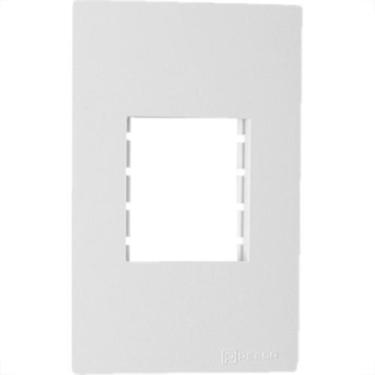Imagem de Espelho Placa Peesa Una Max P1705 4X2 2Modulo Branco