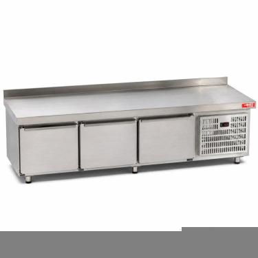 Imagem de Balcao Refrigerador De Base Brp20 Inox 2,0M 3 Portas 220V - Red Chameleon