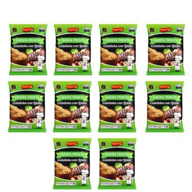 Imagem de Kit 10 Farofa de Mandioca Temperada Costelinha e Limão 250g - Tempermi