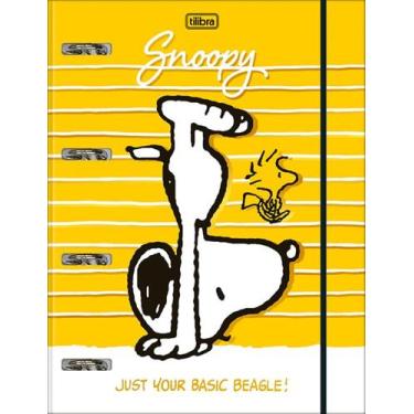 Imagem de Fichario Cartonado C/Elastico Snoopy Tilibra