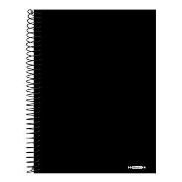 Imagem de Caderno Espiral Tamoio 200 Folhas Capa Dura Preta 15,3cm - Congratulat