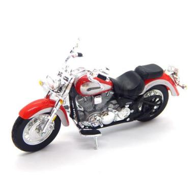 Imagem de Miniatura Moto Yamaha Road Star 1/18 Vermelho Maisto 35300
