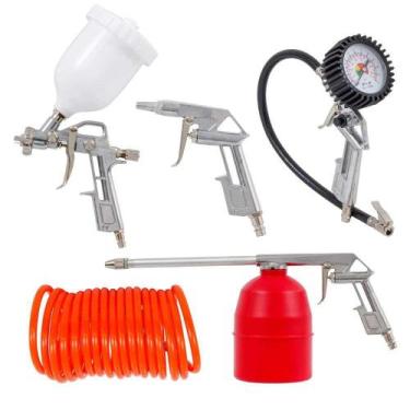 Imagem de Kit de Acessórios para Compressor de Ar Multiuso 5 Peças Schulz