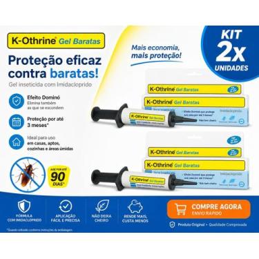 Imagem de Kit 2x k-othrine gel 10gr barat@ envu