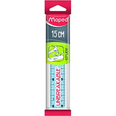 Imagem de Regua 15cm, Maped, Study Unbreakable, 245310, Cores Sortidas