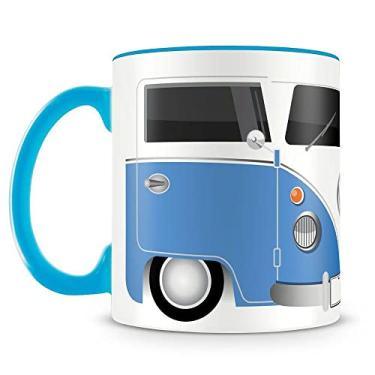 Imagem de Amo Canecas Caneca Personalizada Kombi Azul 325ml