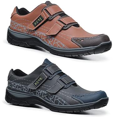 Imagem de Kit Sapatenis Maculino 2 Pares Couro Vegano VL New Fox Cor:Azul;Tamanho:44;Gênero:Masculino